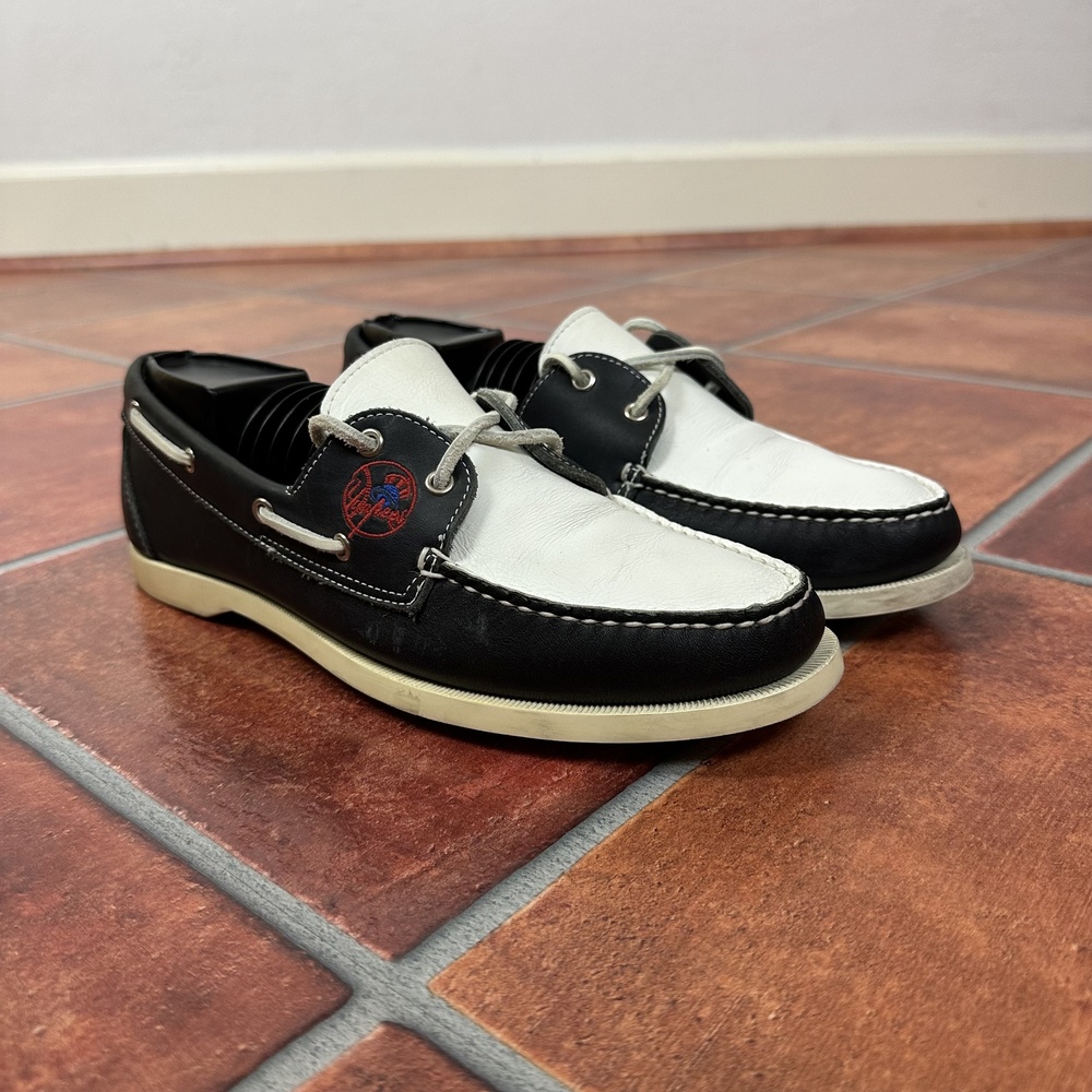 Allen Edmonds MLB New York Yankees Slip-On Boat Shoes Size 8.5